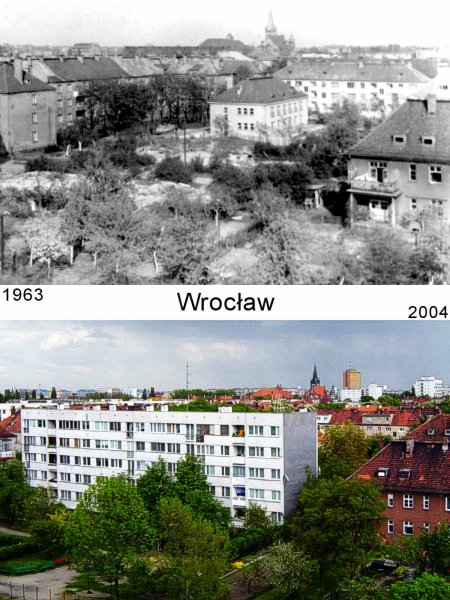 Wrocław - moje miasto. Widok z tzw. Górki Pafawag