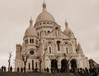 Sacré Coeur na wzgórzu Montmartre