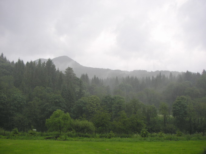 bieszczady po deszczu