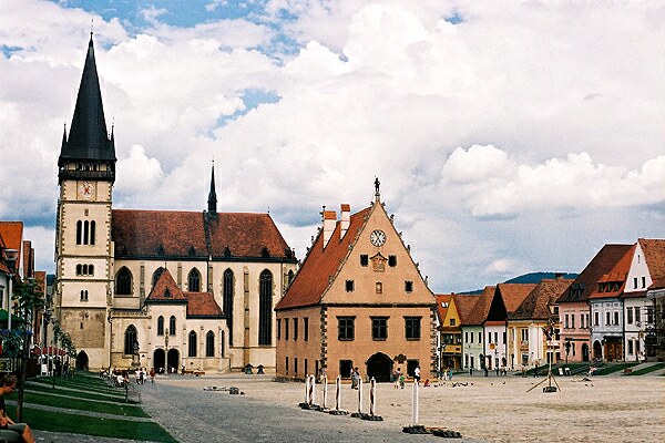 rynek w Bardejovie