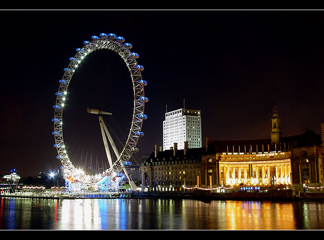  London Eye in my eye.  II