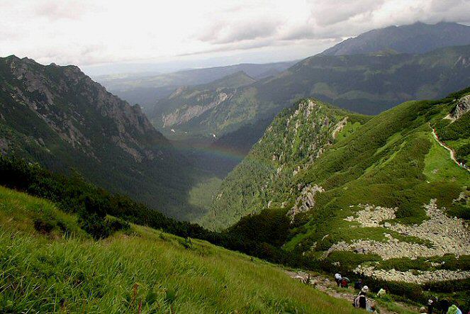 Szlak z Doliny Pieciu Stawow nad Morskie Oko