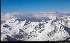 Kojący widok w upalny dzień...widok z lodowca Kitzsteinhorn