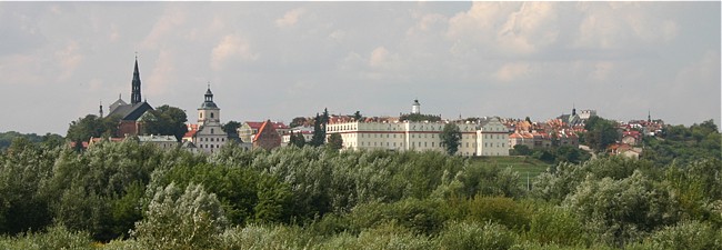 Panorama miasta Sandomierza