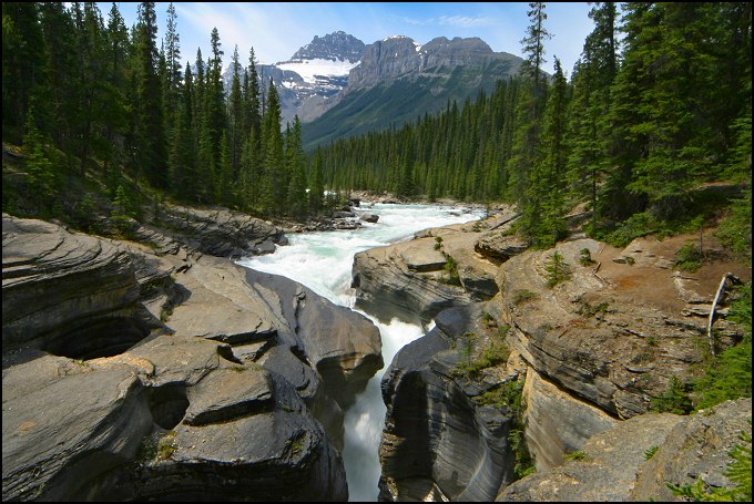 Mistaya Canyon, Banff Nat. Park, Kanada.