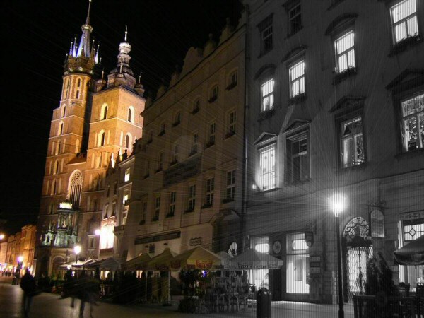 Rynek nocą