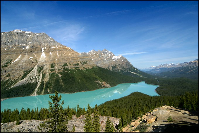 Peyto Lake.