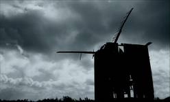 black windmill