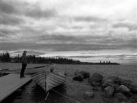 Young man & sea