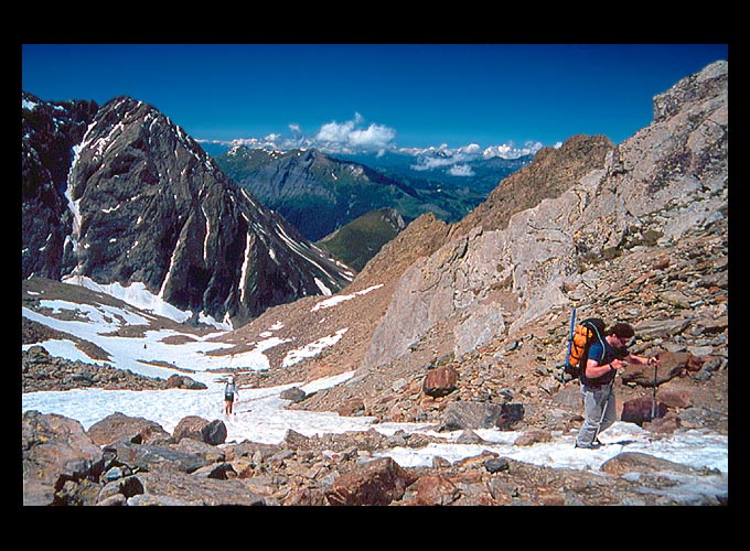 Podejście na Mont Blanc.