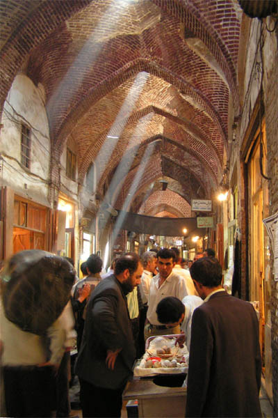 Bazar w Tabriz