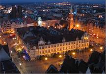 Wrocław nocą