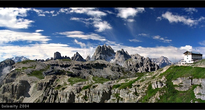 panorama Dolomitów