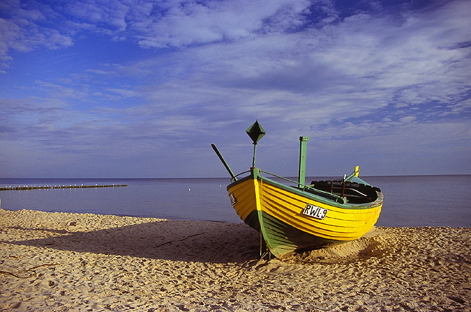 ...na plaży...