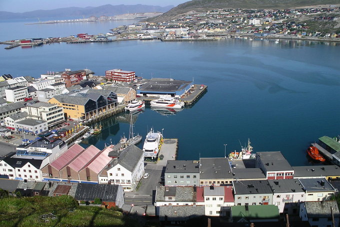 Hammerfest daleko na polnocy