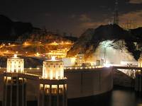 Hoover Dam, granica Nevady i Arizony, USA