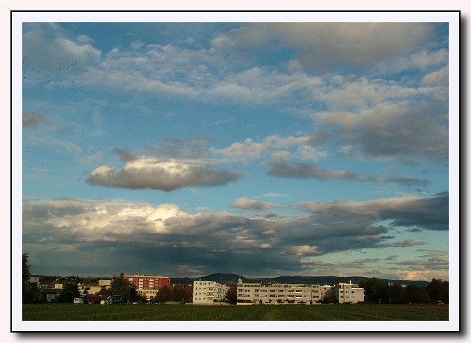 Widok na mój  block