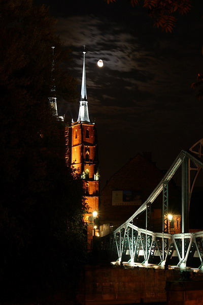 Wrocław nocą..