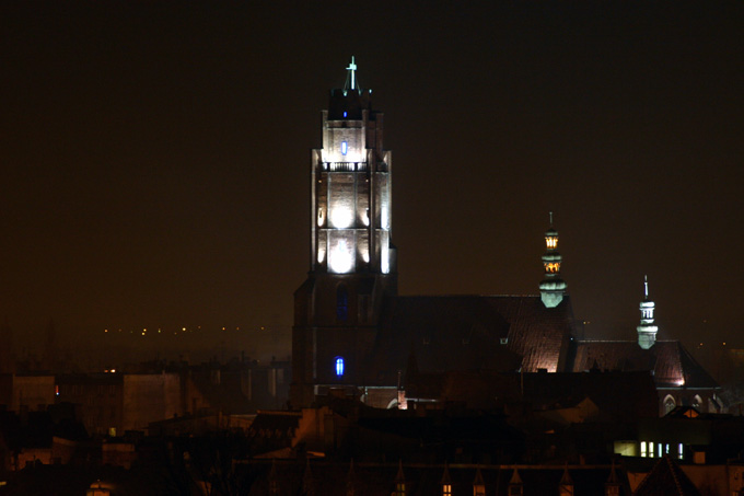 Gliwice nocą