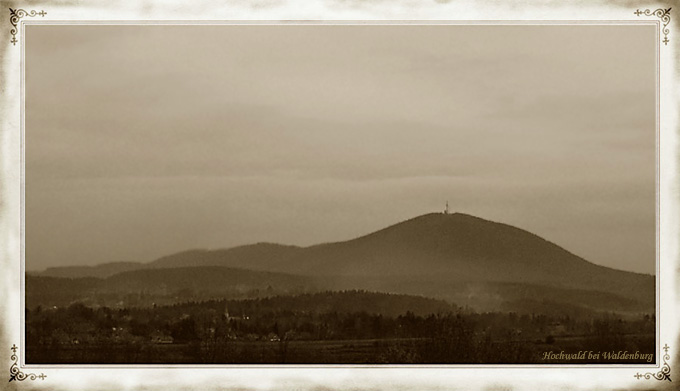 Hochwald bei Waldenburg, 850 m ü. d. M.