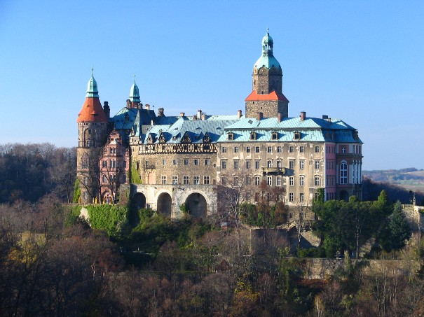 Zamek Książ w listopadzie