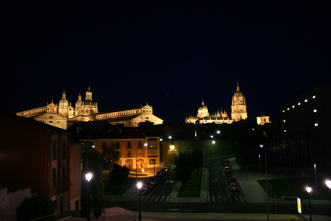 Salamanca por la noche