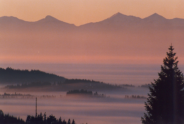 Tatry z przeł. Krowiarki