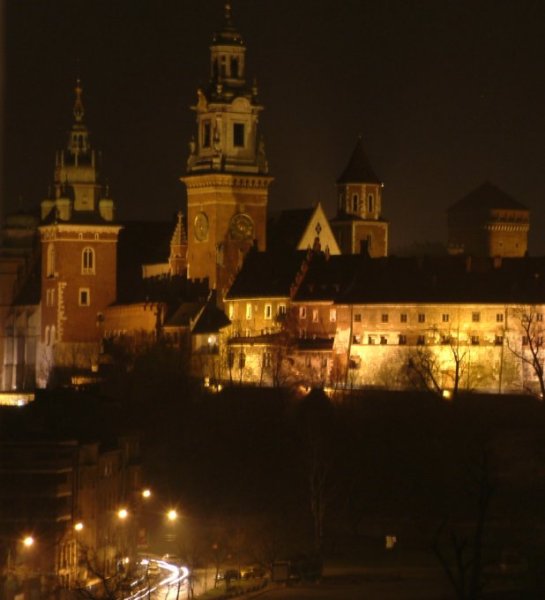 Kraków nocą