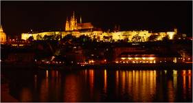 Prague by night.