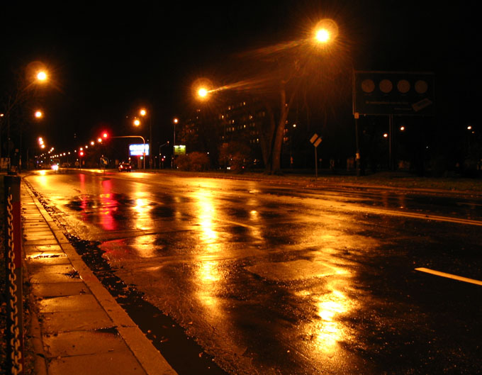 Kraków By Night (okolice AGH)