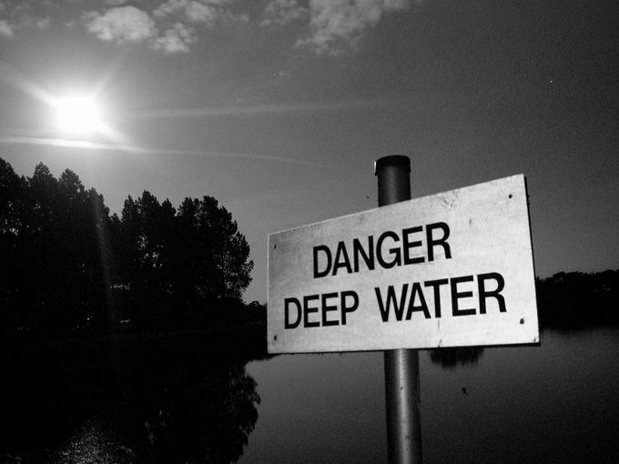 danger deep water