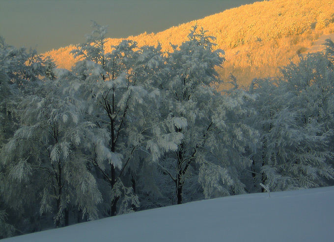 zima w Beskidach