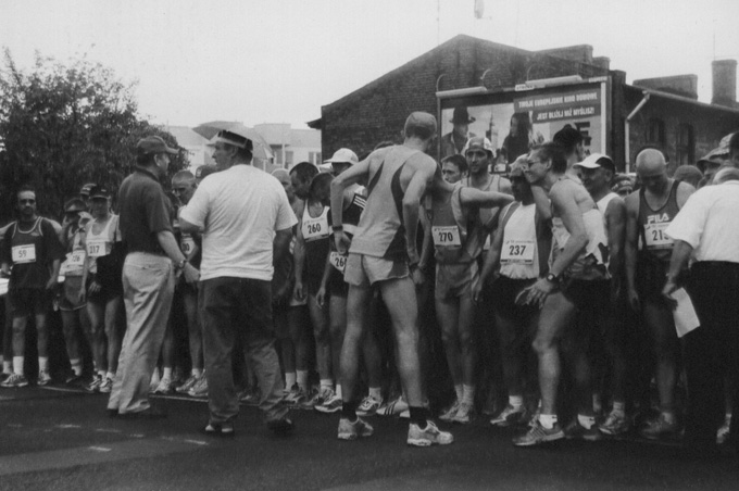 Start maratonu tuz kolo mojego domu