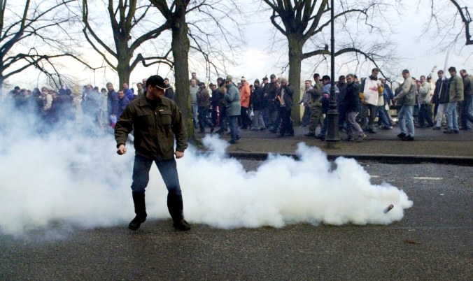 Szczecin, manifestacja 06.04. 2004