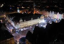 Wrocław by night.