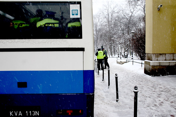 Autobus pełen Gliny