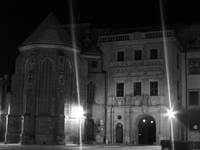 Brzeski zamek by night and black and white