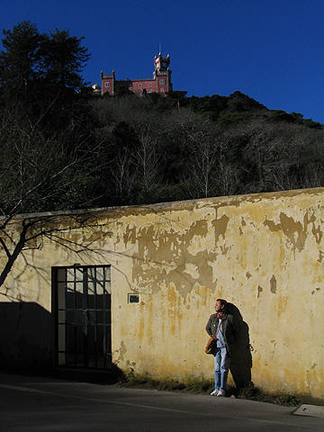 Zamek w mieście Sintra (Portugalia) 30.12.2004