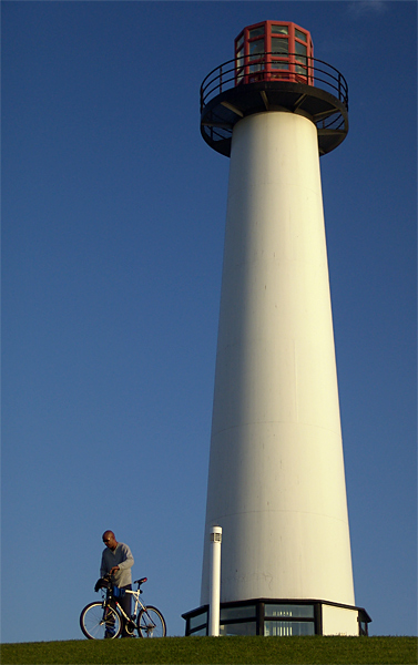 biały rower