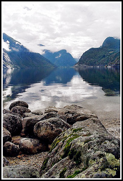 Jezioro Ovre Eidfjord