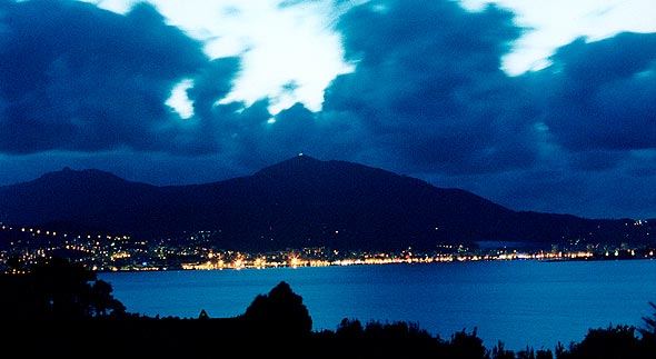 Ajaccio nocą - Korsyka