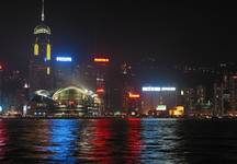 Hong Kong by night