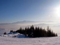 Widok na Tatry z góry Wdżar