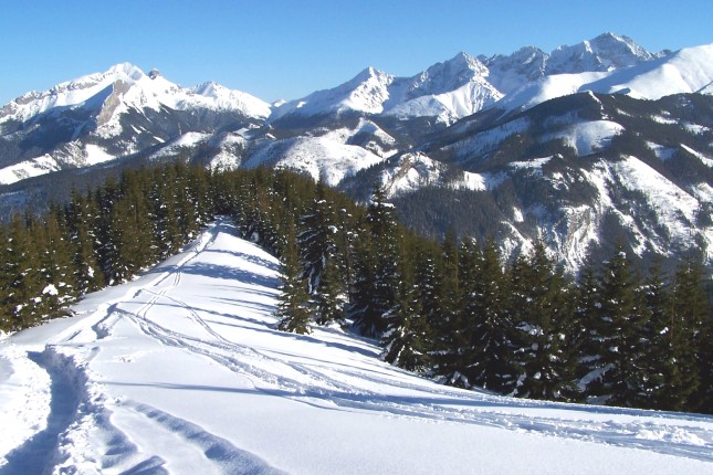 Widok na Tatry Wysokie