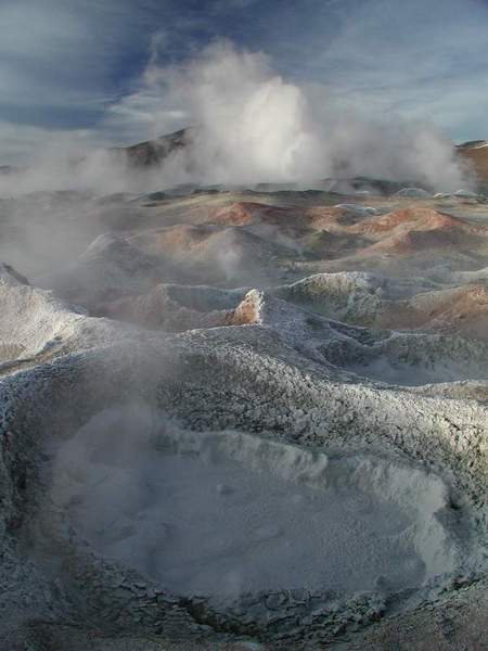 Kratery błotne - Uyuni - Boliwia