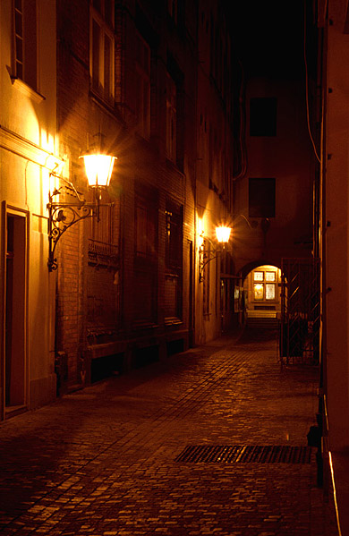 Wrocław nocą