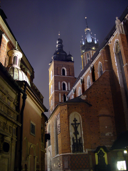 Kraków nocą