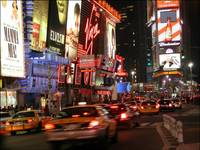 TIMES SQUARE "CITY THAT NEVER SLEEPS"