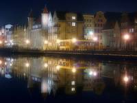 Motłaven-sztrase by night