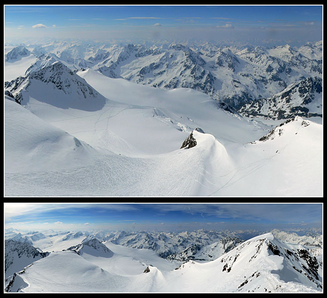 Panorama z Wildspitze